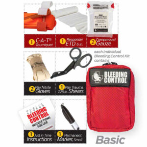 Public Access Bleeding Control Basic Kit by North American Rescue