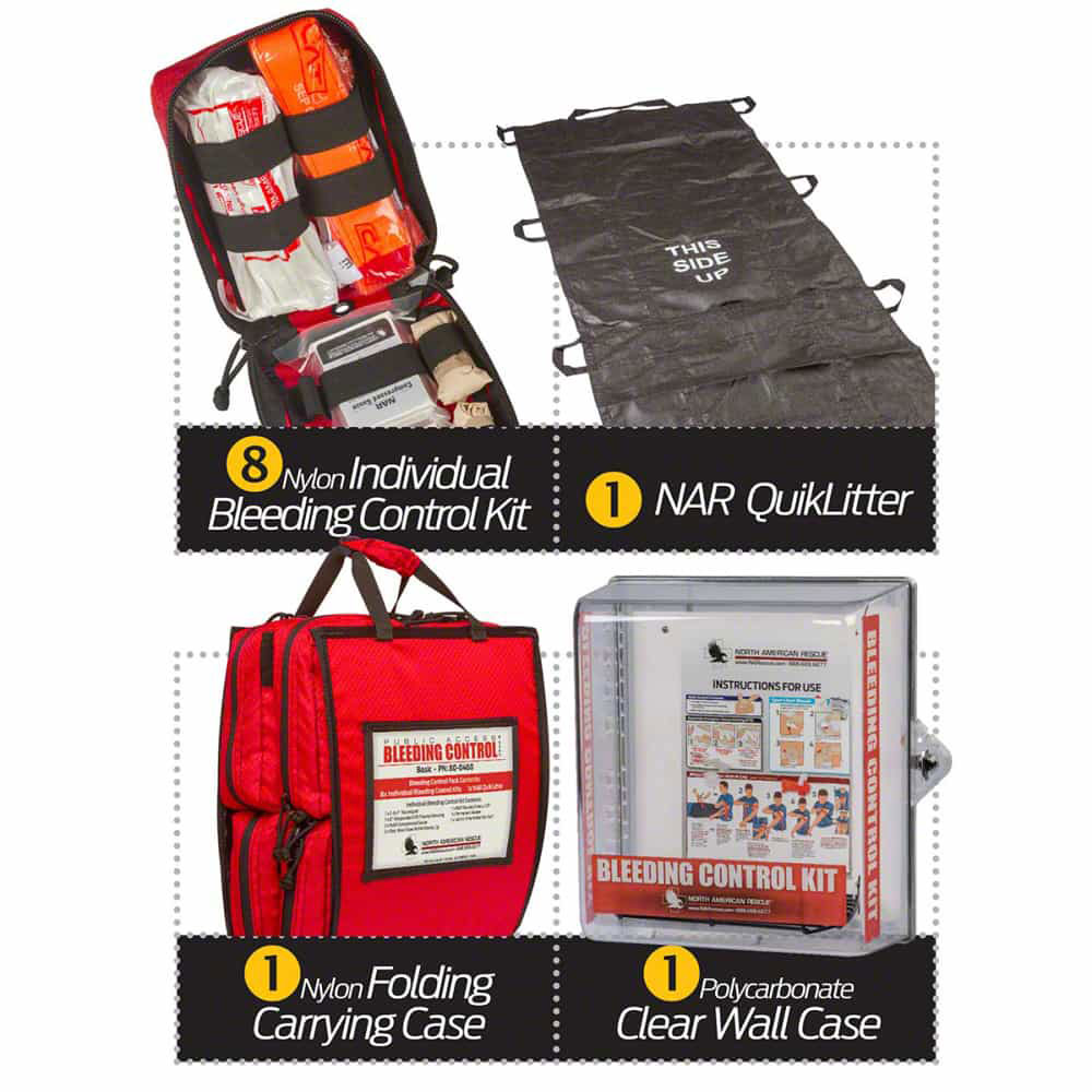 Public Access Bleeding Control Basic Kit by North American Rescue - Image 3