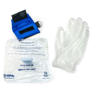 CPR Keychain with Gloves by WNL Products