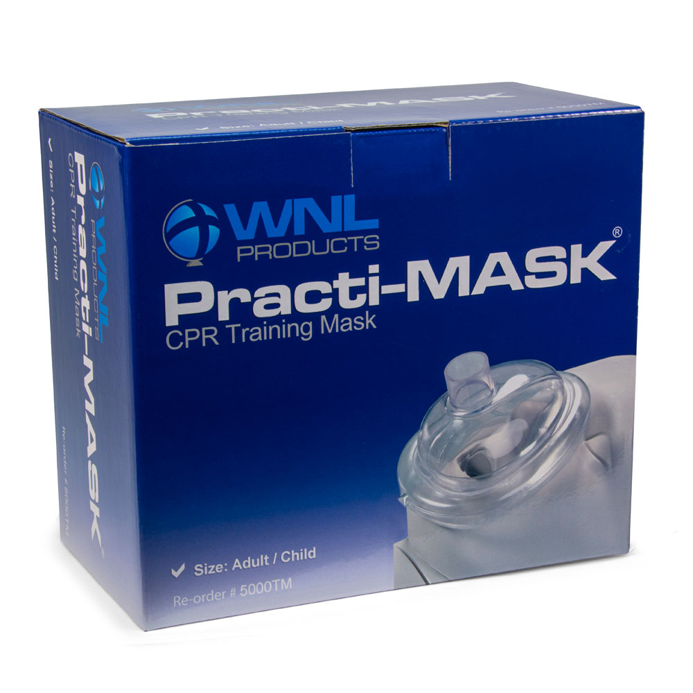 WNL Practi-MASK Adult/Child CPR Training Mask 10-Pack by WNL Products
