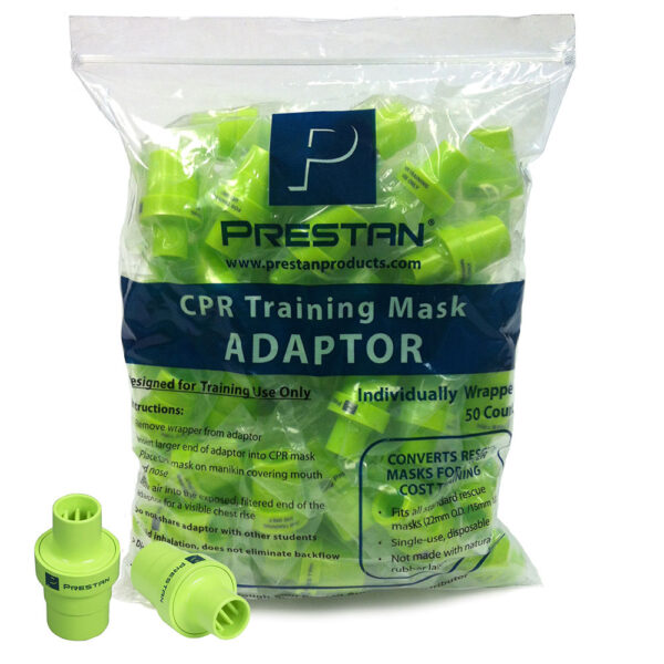 PRESTAN CPR Training Mask Adaptors 50-Pack - Image 2