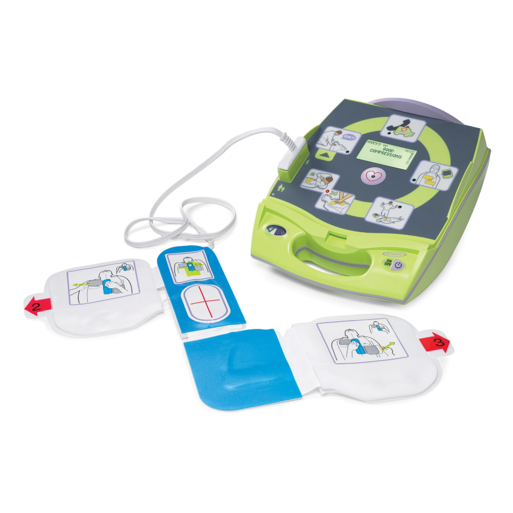 ZOLL AED Plus with AED Cover (Text + Voice Prompts)